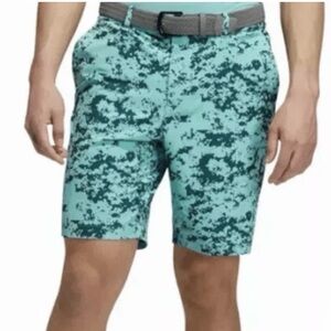 Adidas Shorts Mens Green Ultimate 365 Golf Digital Camo Performance Stretch